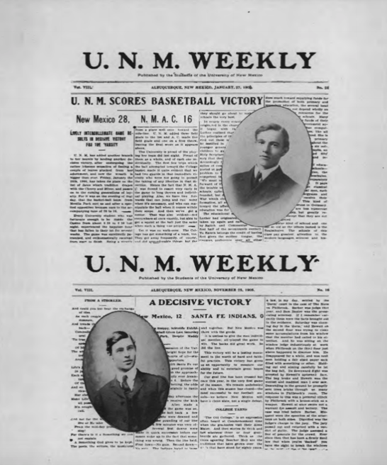 Founding of The New Mexico Daily Lobo Student Newspaper 